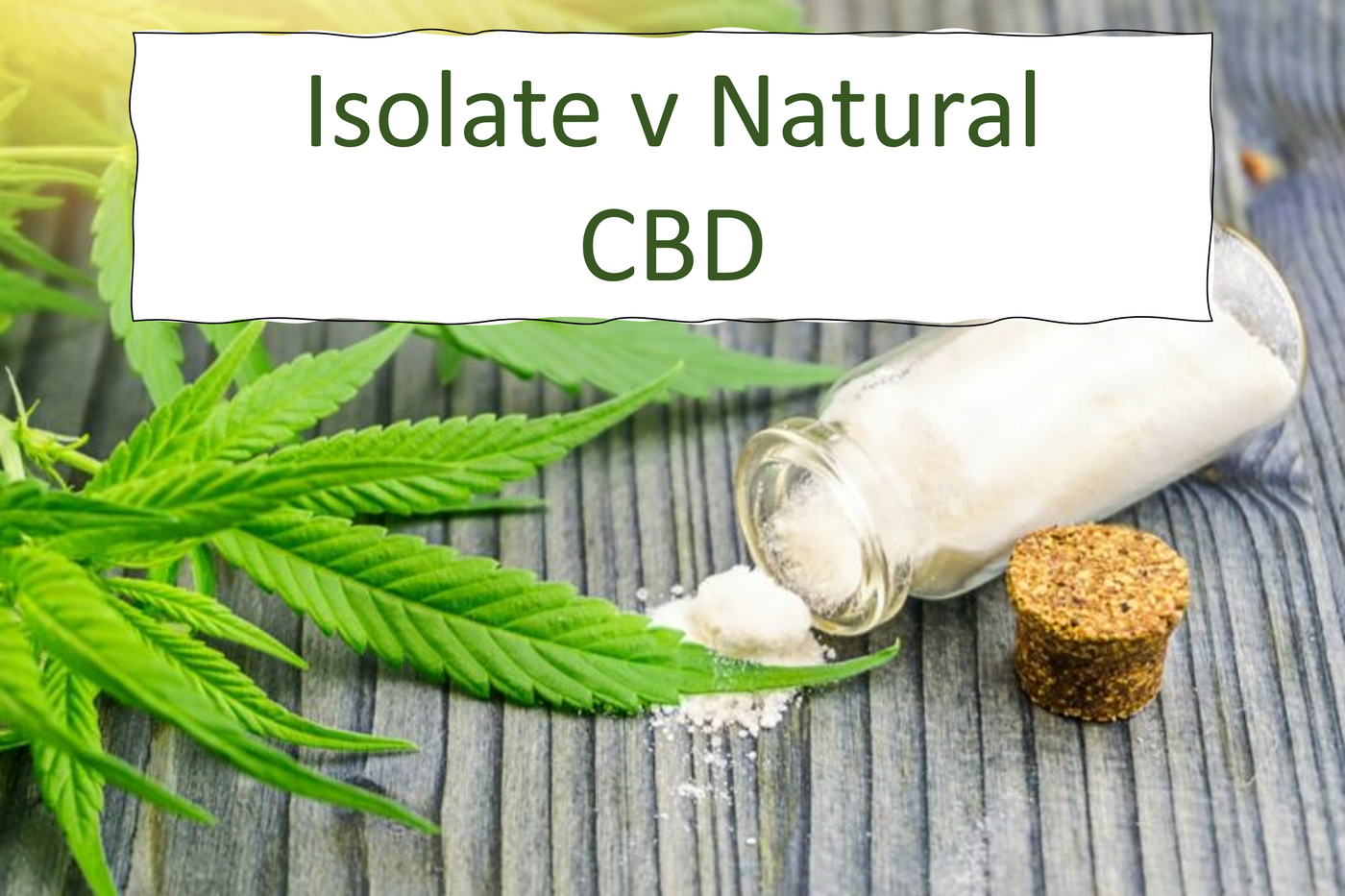 Understanding the Difference: Isolate CBD vs. Naturally Derived CBD from Hemp