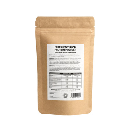 Vegan & Organic Protein Powder + Superfood Blend - 350g - 14 days